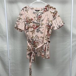 Brand new never worn pink floral blouse